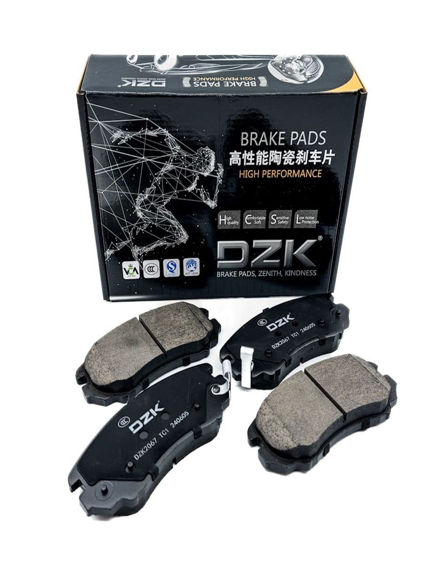 HAVAL JOLION 2WD (до 2023г.). Передние КЕРАМИЧЕСКИЕ тормозные колодки DZK. 3501123XGW02A - Миниатюра 1